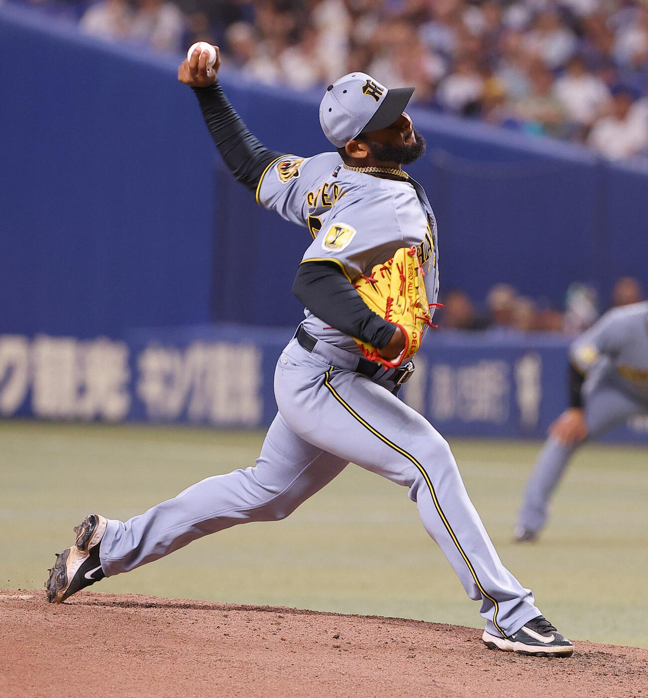 中日対阪神　阪神2番手にアンダーソン・セベリーノ（撮影・上田博志）