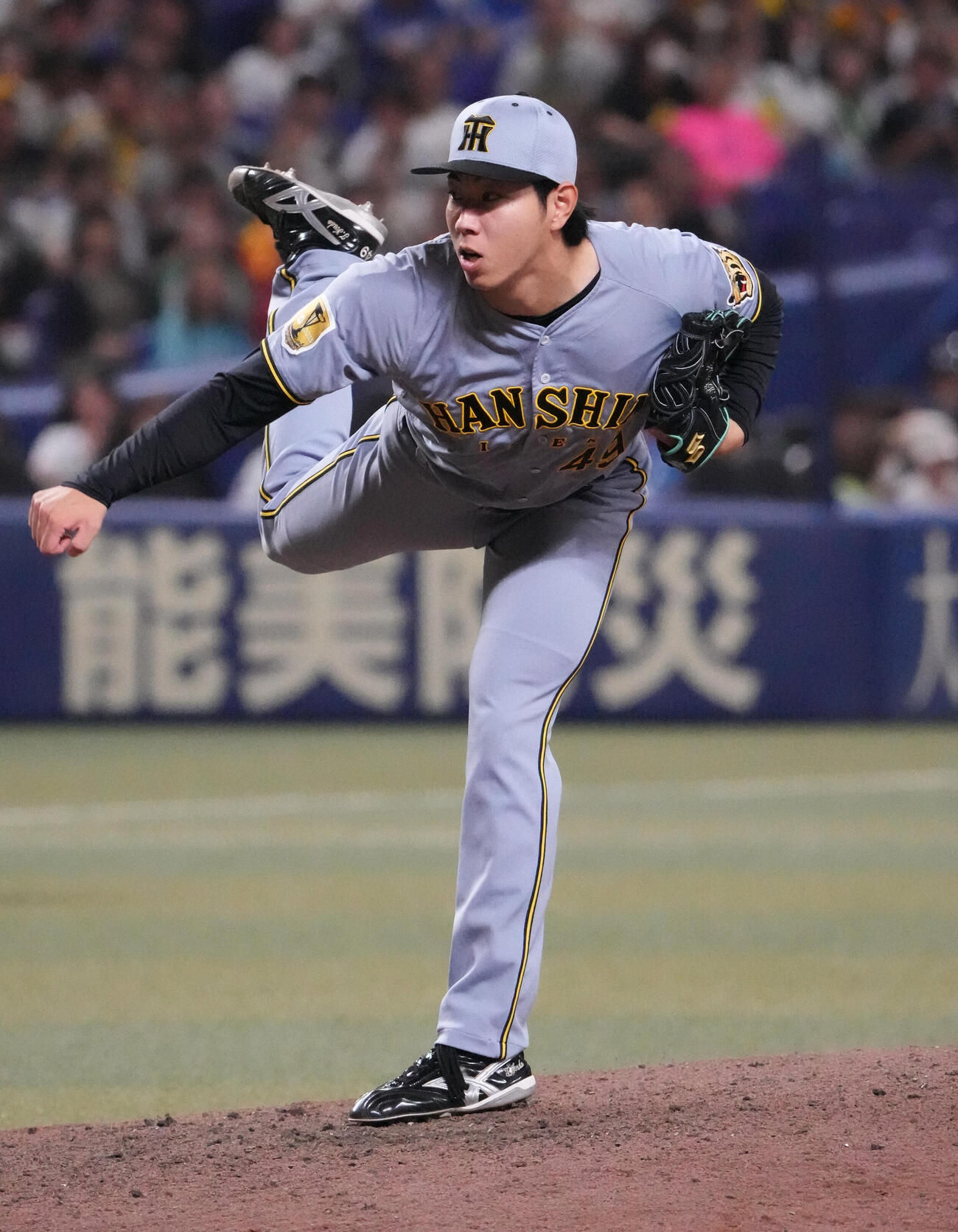 中日対阪神　9回裏、阪神6番手で登板する工藤泰成（撮影・森本幸一）