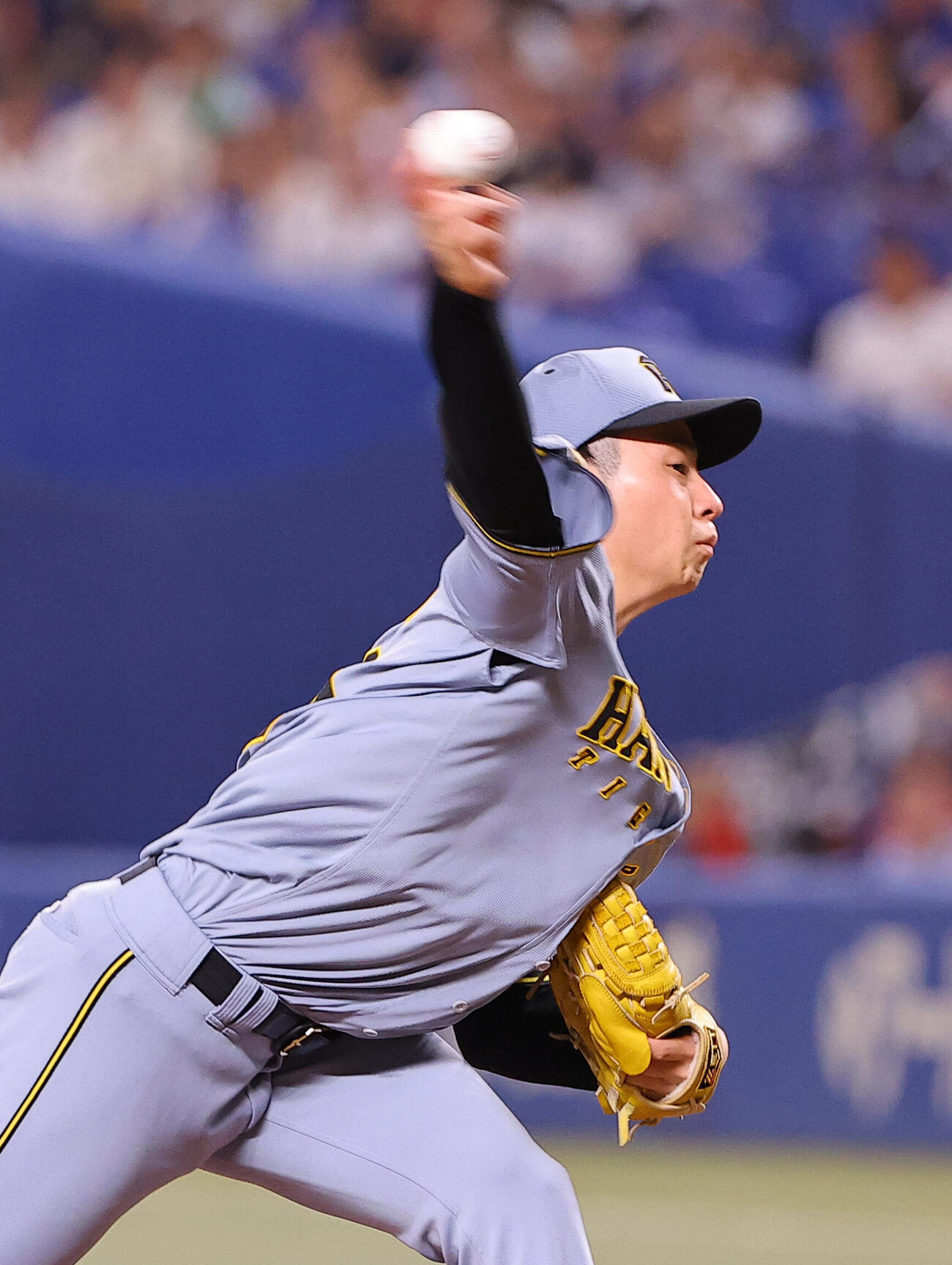 中日対阪神　阪神先発の下村海翔（撮影・上田博志）