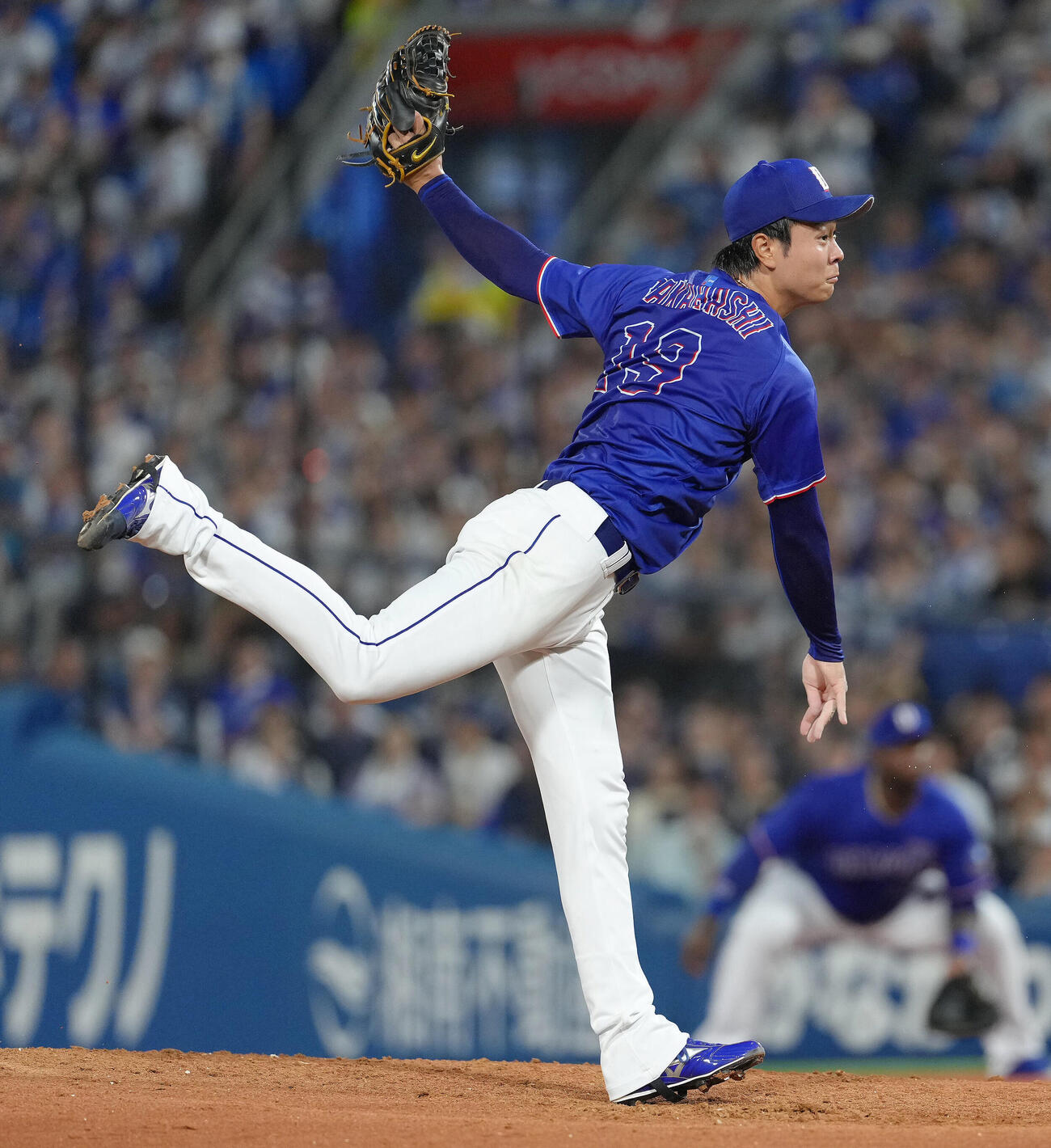 DeNA対中日　中日先発の高橋宏斗.（撮影・足立雅史）