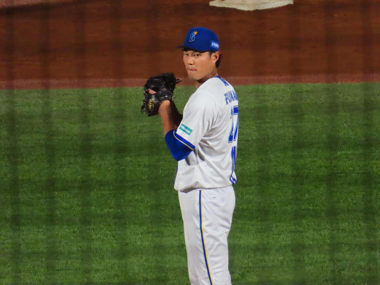 ファーム・リーグDeNA対巨人　先発し力投するDeNA藤浪晋太郎