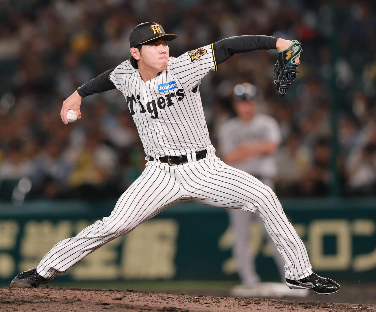 阪神対巨人　9回表に登板する阪神工藤泰成（撮影・上山淳一）