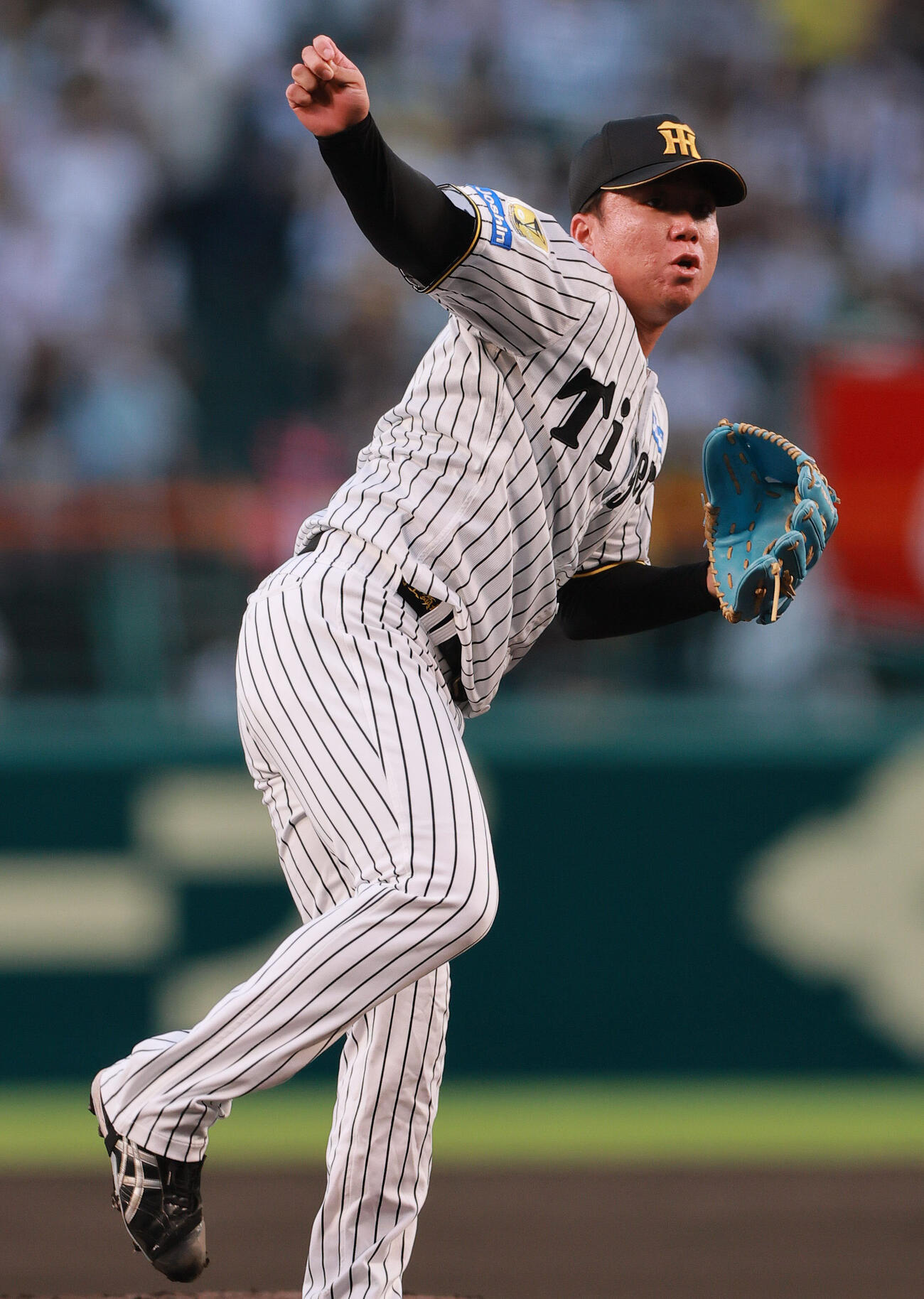 阪神対巨人　阪神先発の村上頌樹（撮影・上山淳一）