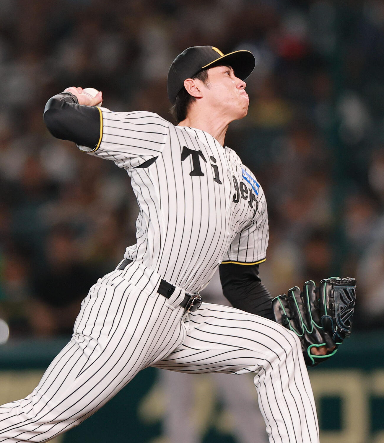 阪神対巨人　9回表に登板する阪神工藤泰成（撮影・上山淳一）