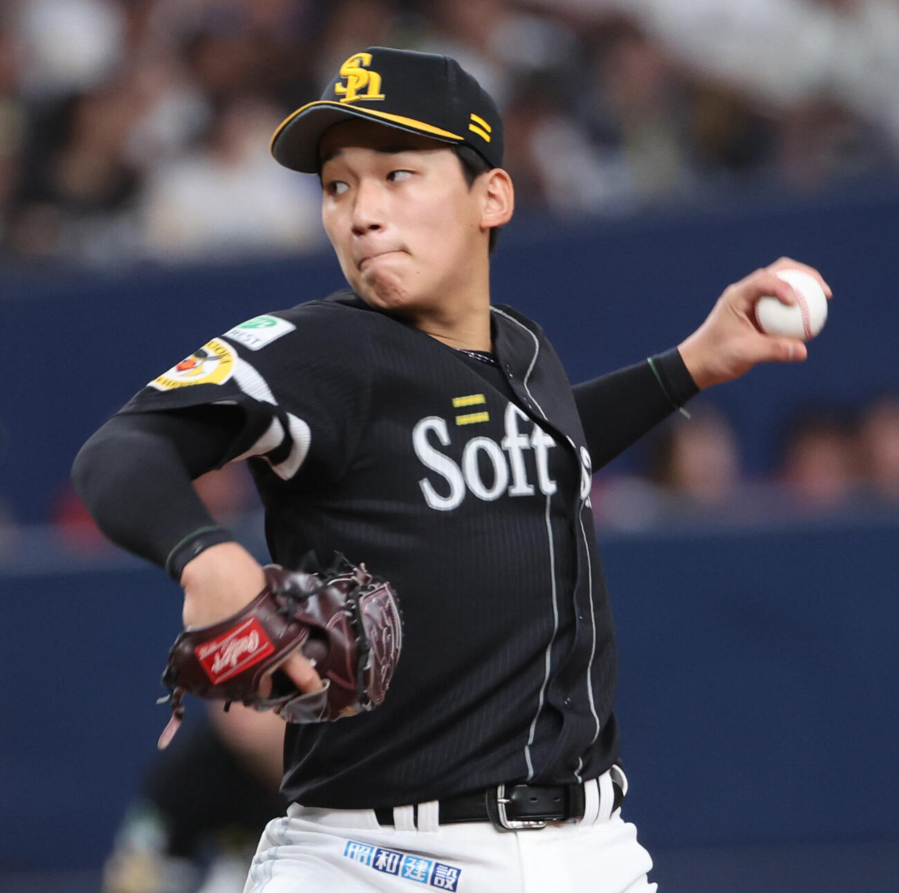 オリックス対ソフトバンク　ソフトバンク先発の前田悠伍は7回無失点の好投で無傷の11勝目を挙げた（撮影・西尾就之）