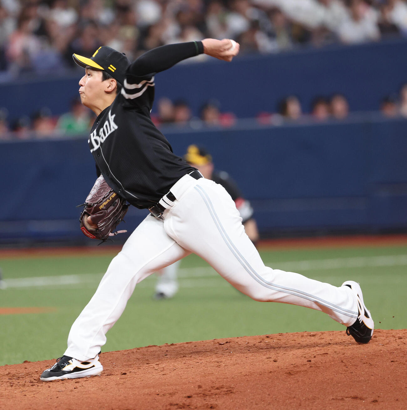 オリックス対ソフトバンク　ソフトバンク先発の前田悠伍は7回無失点の好投で無傷の11勝目を挙げた（撮影・西尾就之）