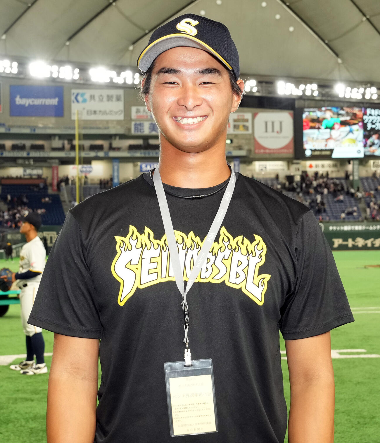 東京ガス対西濃運輸　西濃運輸の内山京介（撮影・たえ見朱実）