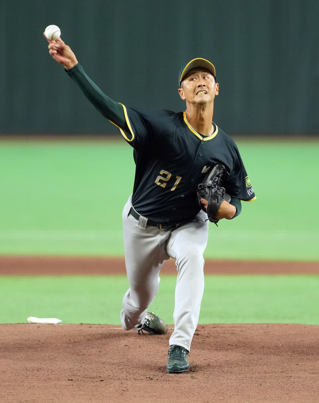 信越硬式野球クラブクラブ対JR東日本東北　JR東日本東北の先発吉田一将（撮影・たえ見朱実）