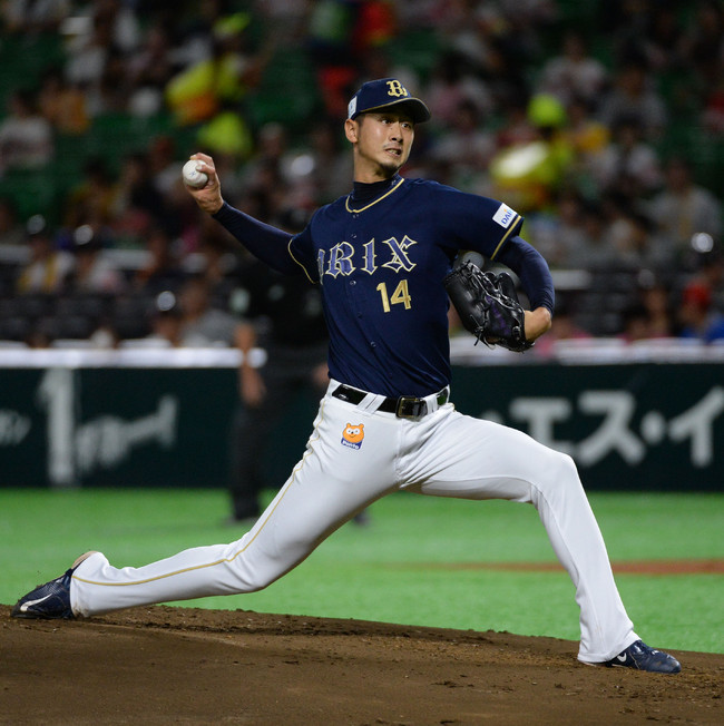 オリックス時代の吉田一将（17年撮影）