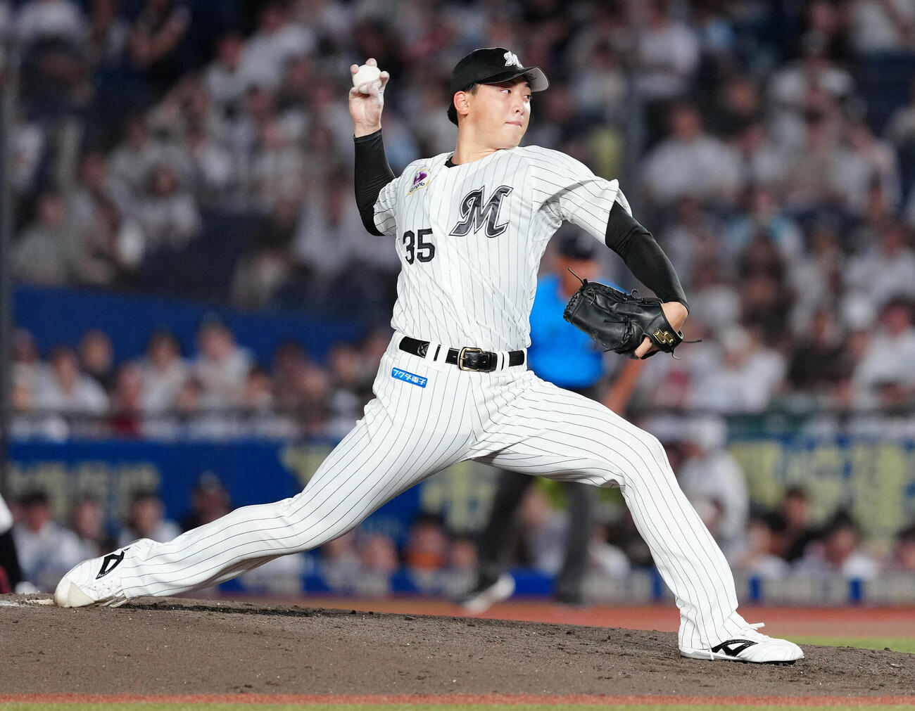 ロッテ田中晴也（2026年8月撮影）