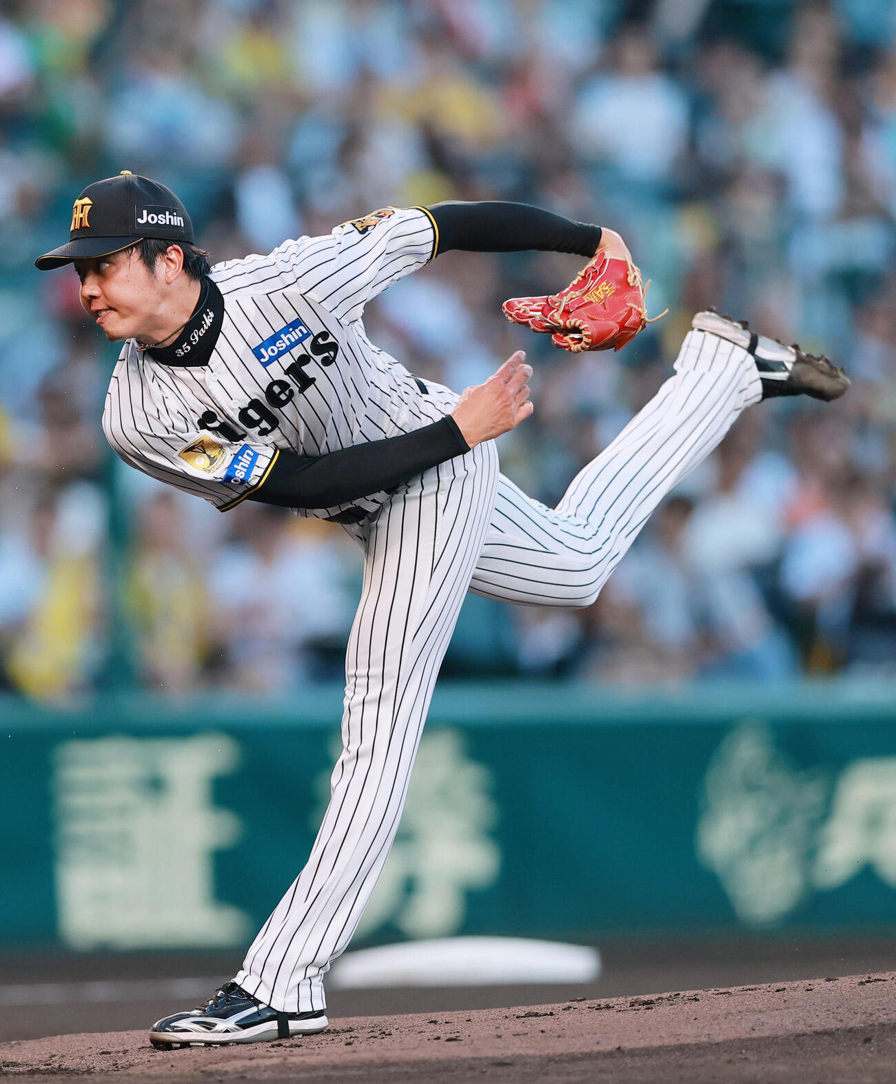 阪神対巨人　阪神先発の才木浩人（撮影・上山淳一）