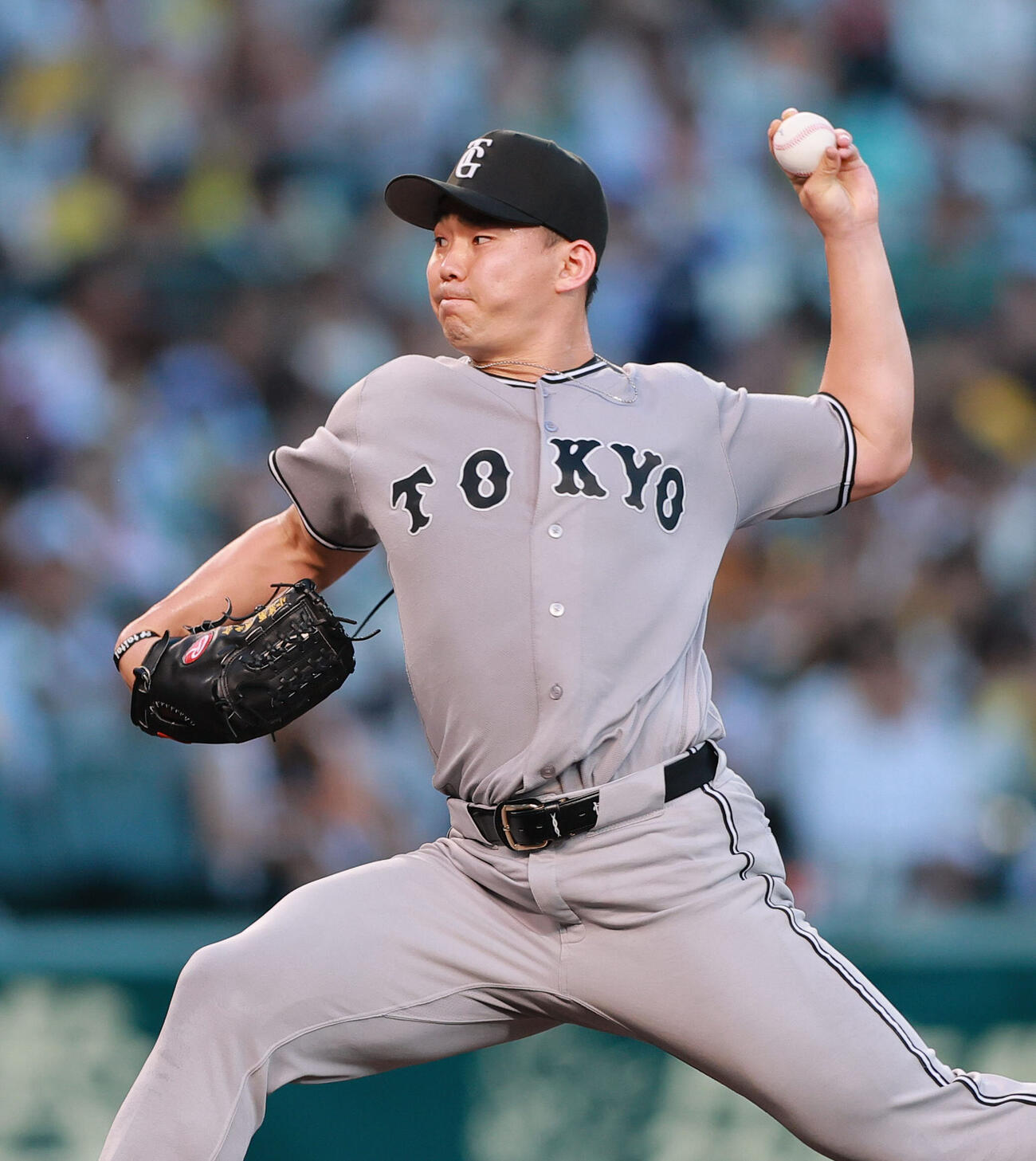 阪神対巨人　巨人先発の小笠原慎之介（撮影・上山淳一）