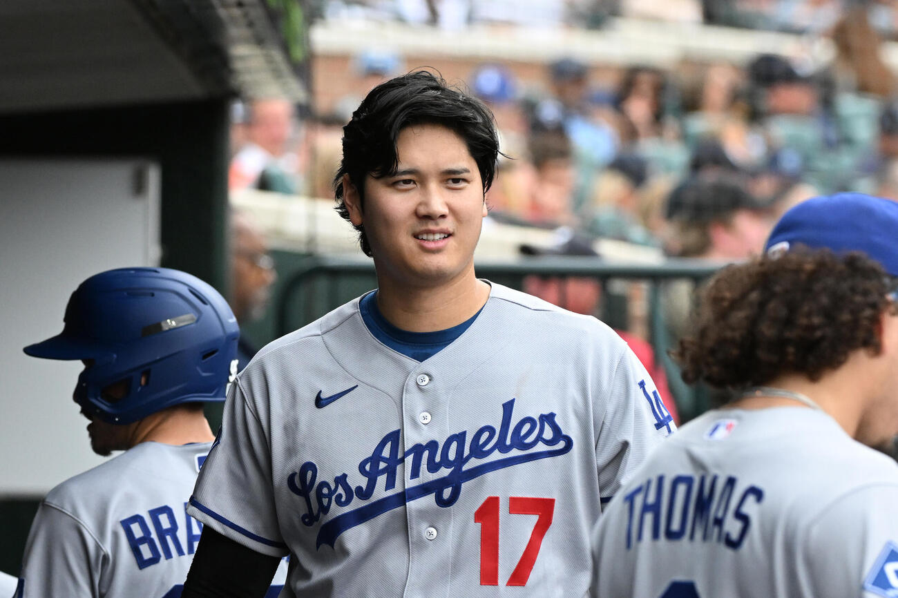 タイガース戦に出場したドジャース大谷（AP）