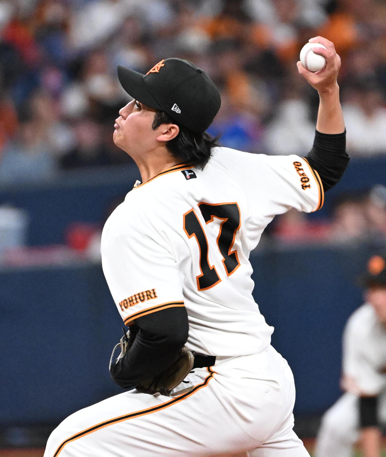 巨人対DeNA　巨人先発の西舘勇陽撮影・石井愛子）