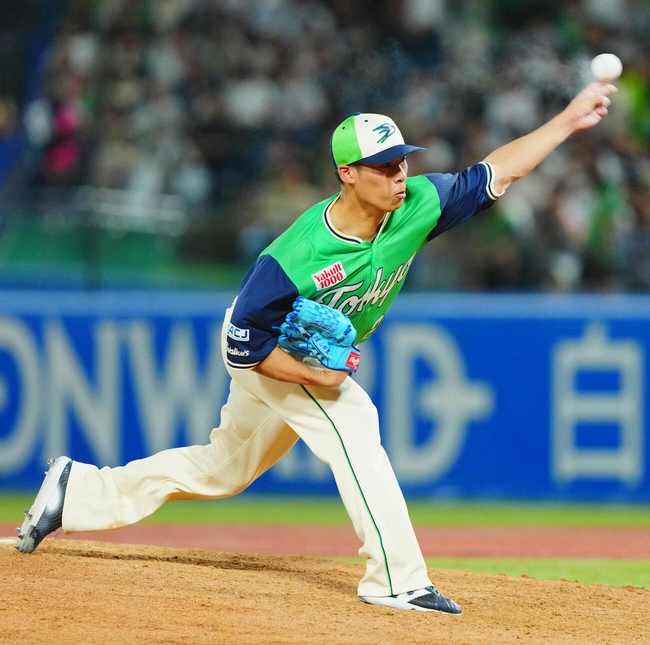 ヤクルト対阪神　力投するヤクルト先発山野太一（撮影・垰建太）