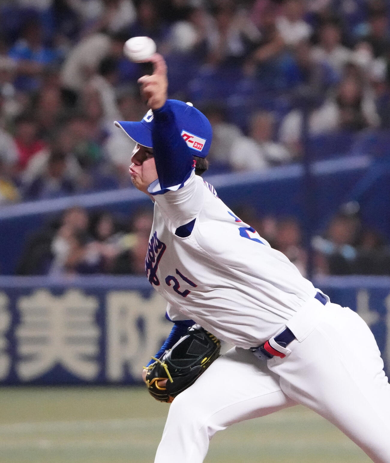 中日対広島　1回表、登板する中日先発の金丸夢斗（撮影・森本幸一）