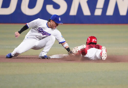 【データ】広島・辰見鴻之介　代走だけでシーズン25盗塁はプロ野球最多タイ