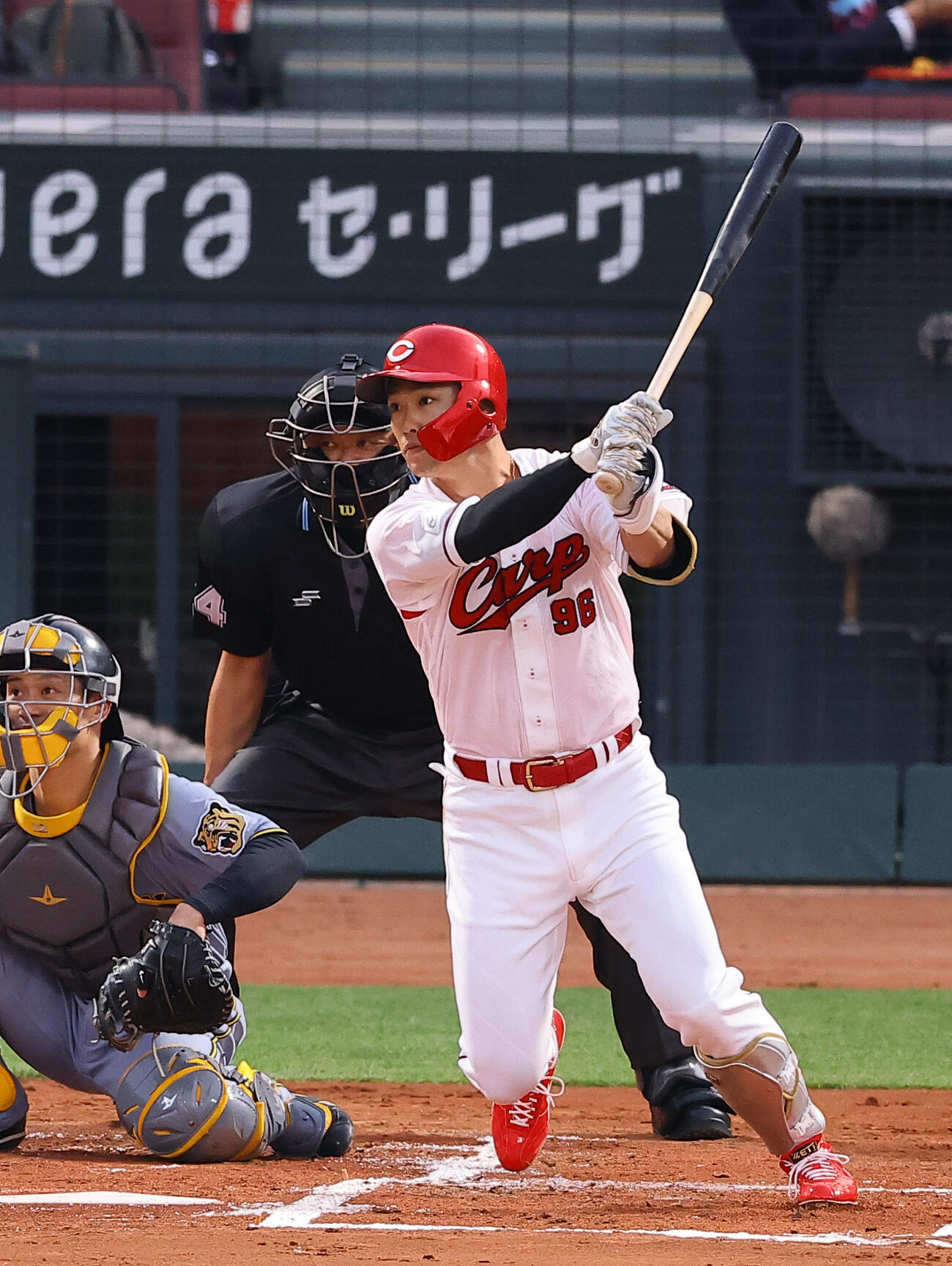 阪神桐敷拓馬（2026年8月撮影）