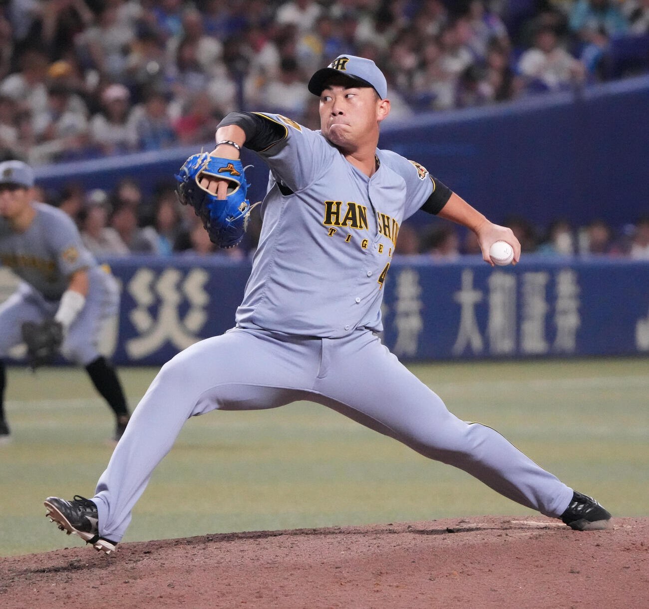 阪神桐敷拓馬（2026年8月撮影）