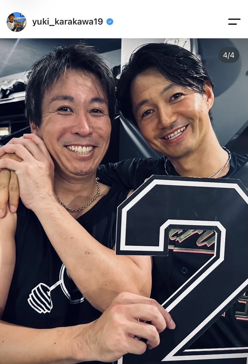 ロッテ唐川侑己のインスタグラムから