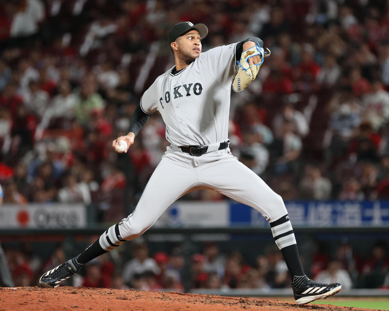 広島対巨人　9回裏広島、巨人6番手のライデル・マルティネス（撮影・加藤孝規）