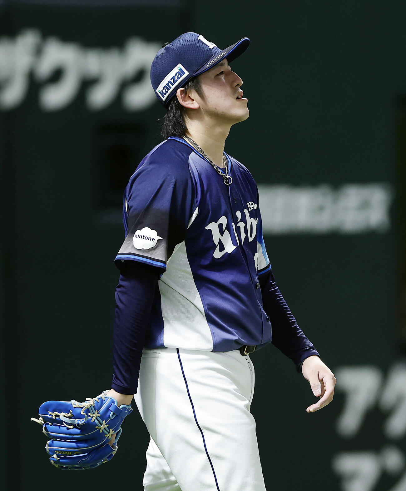 ソフトバンク対西武　6回裏ソフトバンク2死一、三塁、栗原陵矢に適時二塁打を許した隅田知一郎（撮影・前田充）