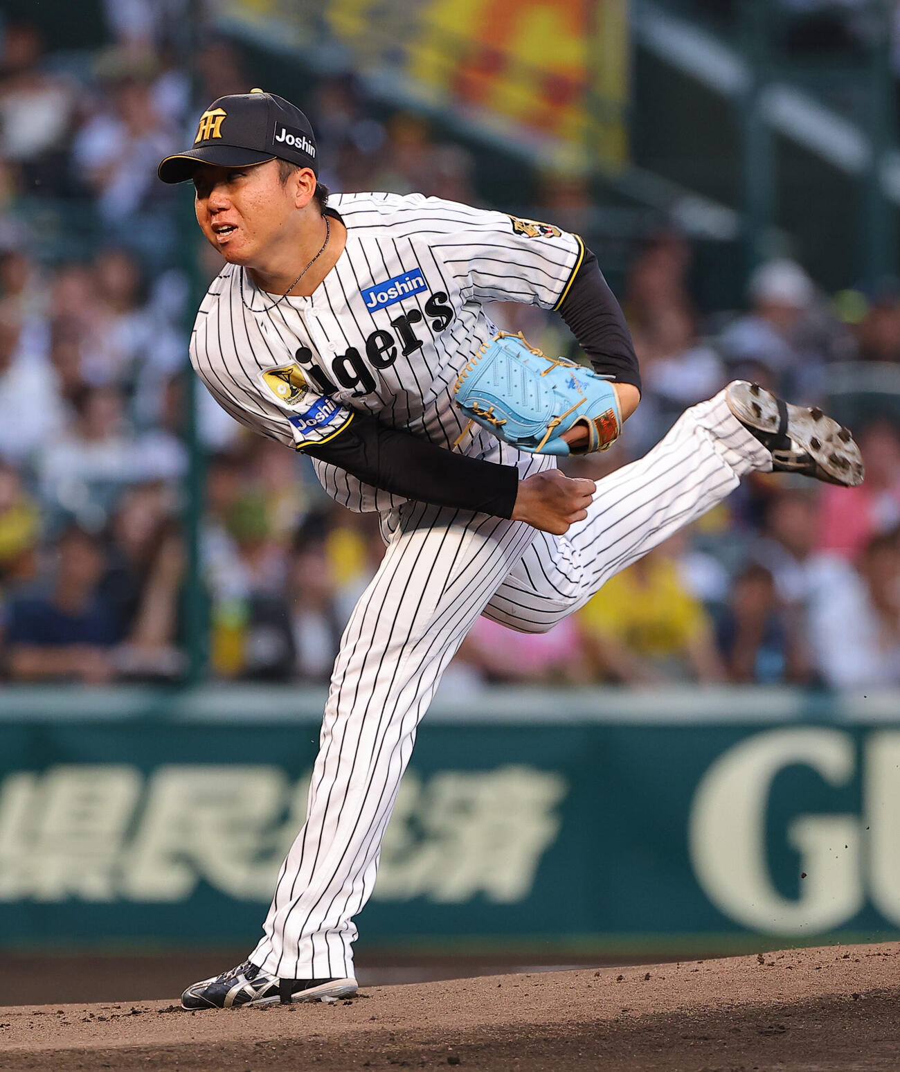 阪神対DeNA　阪神先発の村上頌樹（撮影・上田博志）