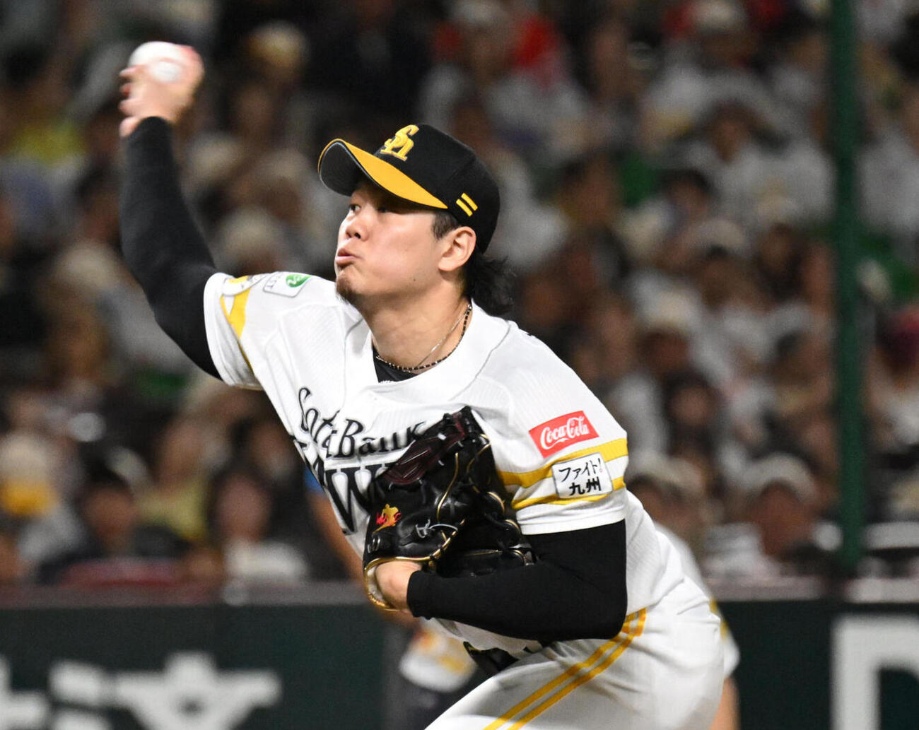 ソフトバンク上茶谷大河（2026年撮影）