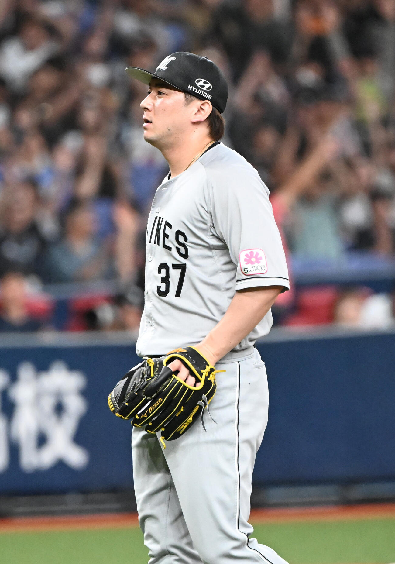 オリックス対ロッテ　10回裏オリックス1死満塁、太田椋にサヨナラ打を浴びた小野郁（撮影・和賀正仁）