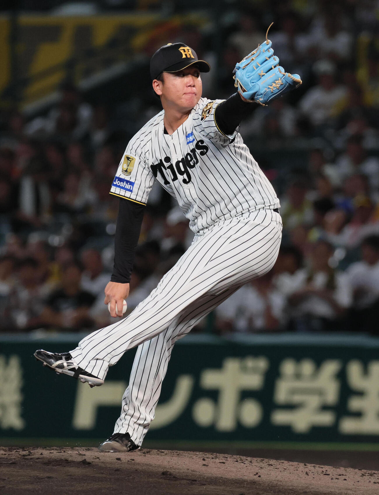 阪神対DeNA　阪神先発の村上頌樹（撮影・宮崎幸一）