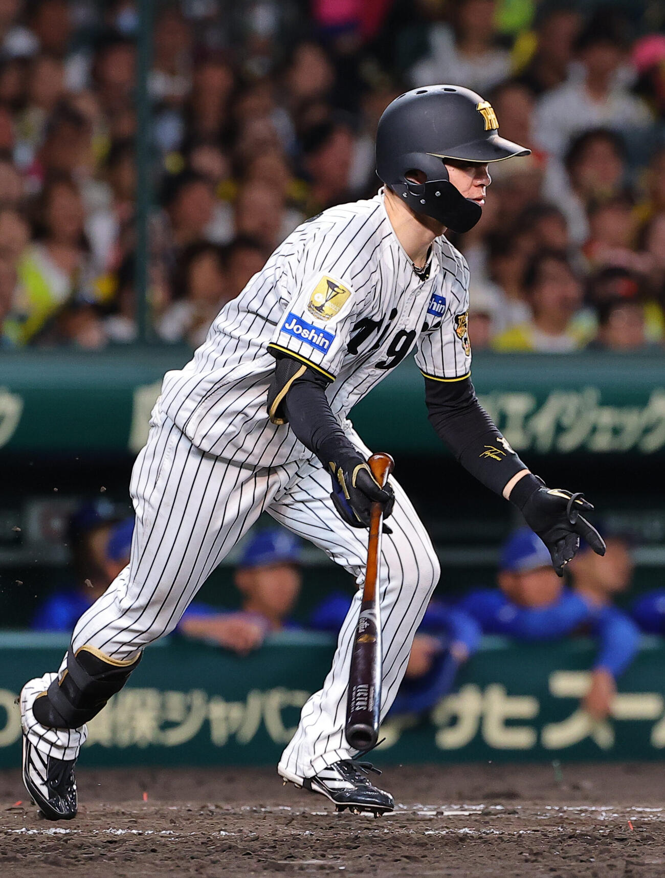 阪神対DeNA 5回裏阪神1死二、三塁、中野拓夢は内野ゴロで打点をあげる（撮影・上田博志）