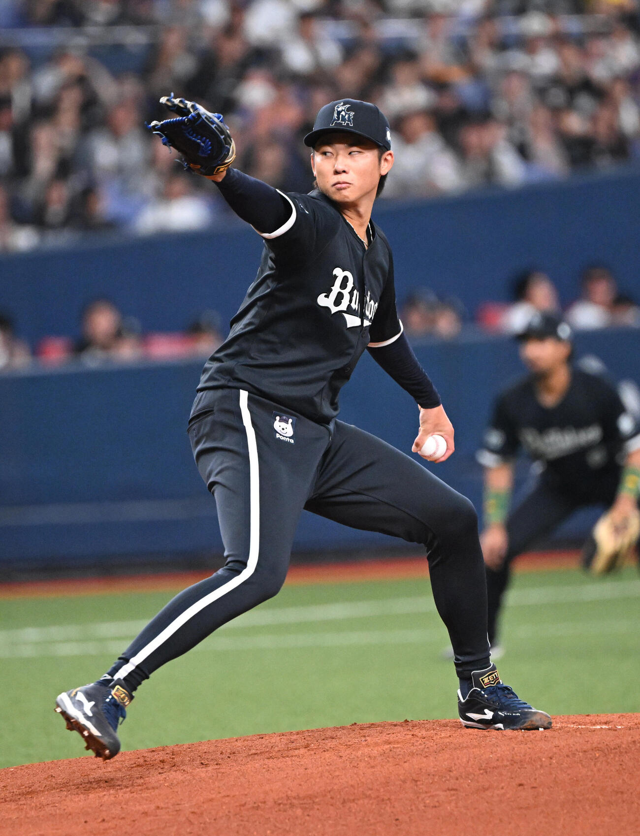 オリックス対ロッテ　先発するオリックス曽谷龍平（撮影・和賀正仁）