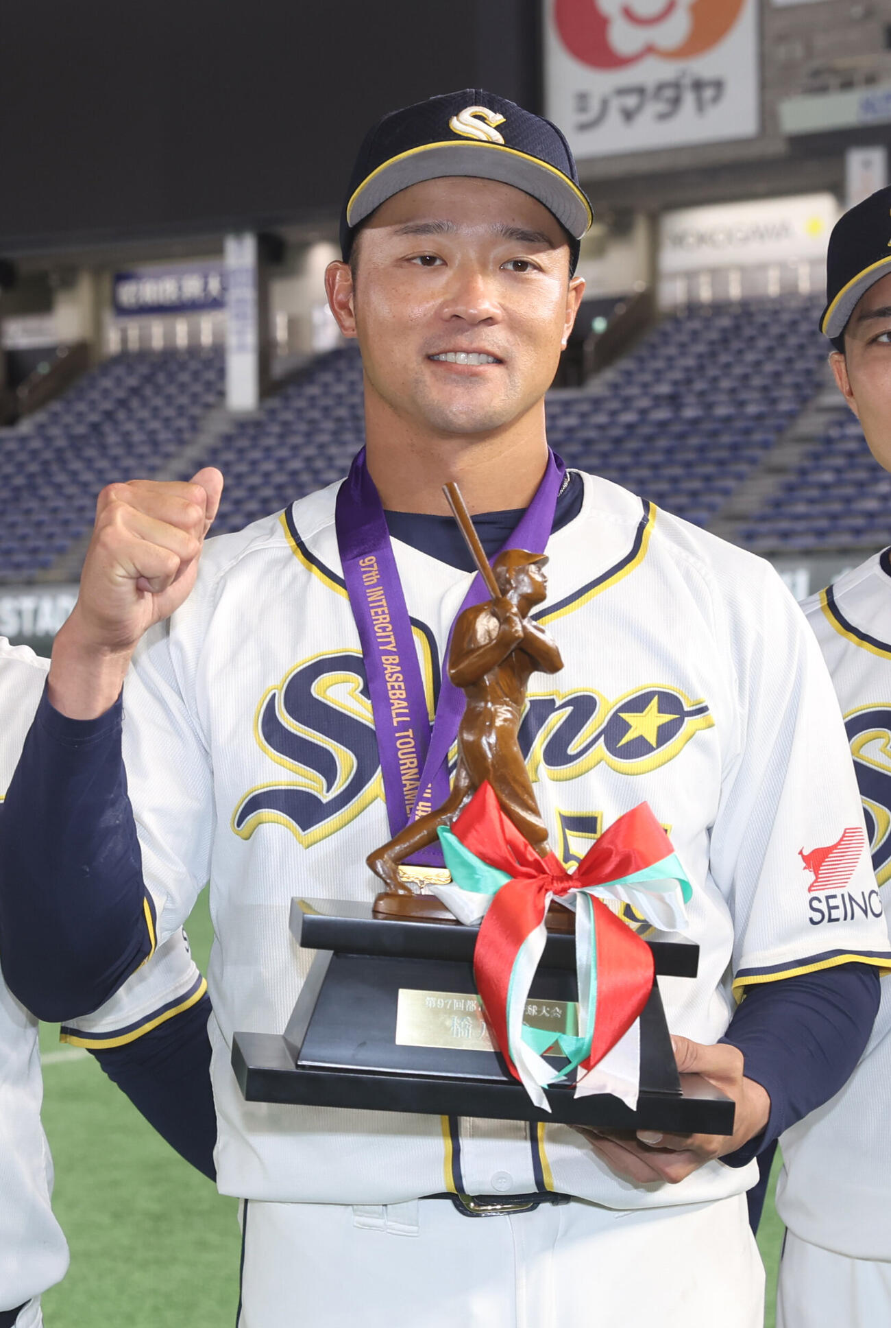 橋戸賞を受賞した西濃運輸・前野幹博（撮影・柴田隆二）