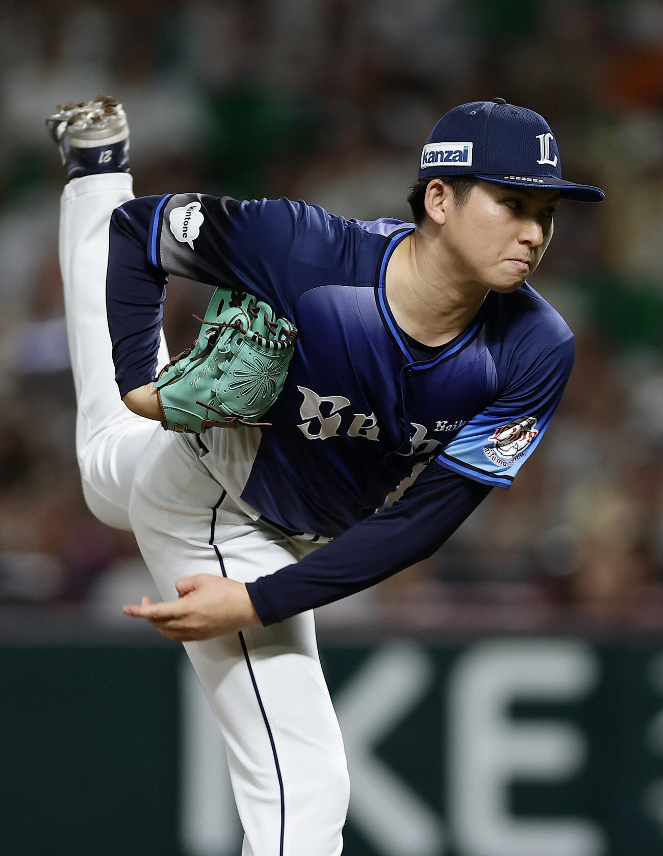ソフトバンク対西武　力投する西武先発の武内夏暉（撮影・前田充）