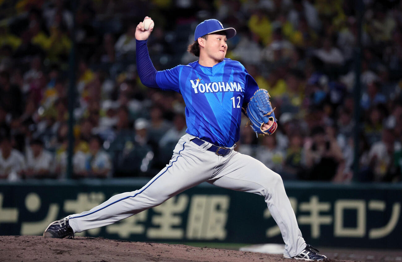 阪神対DeNA DeNA先発の竹田祐（撮影・宮崎幸一）