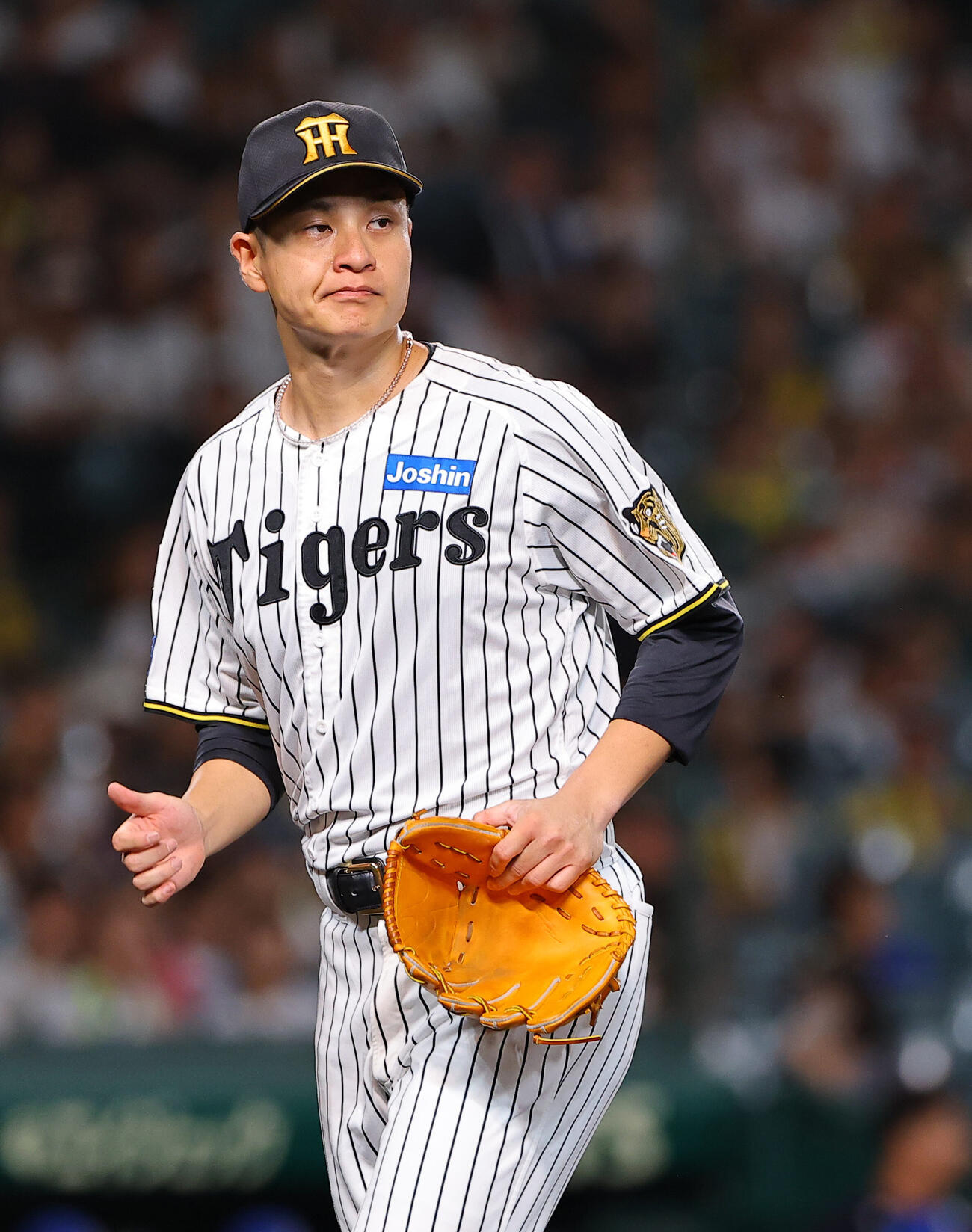 阪神対DeNA　大竹耕太郎は3回途中で降板する（撮影・上田博志）