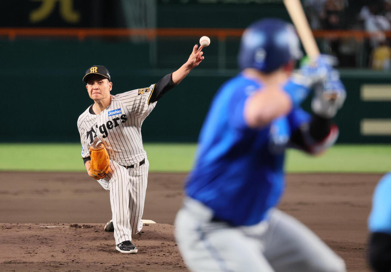 阪神対DeNA　阪神先発の大竹耕太郎（撮影・宮崎幸一）