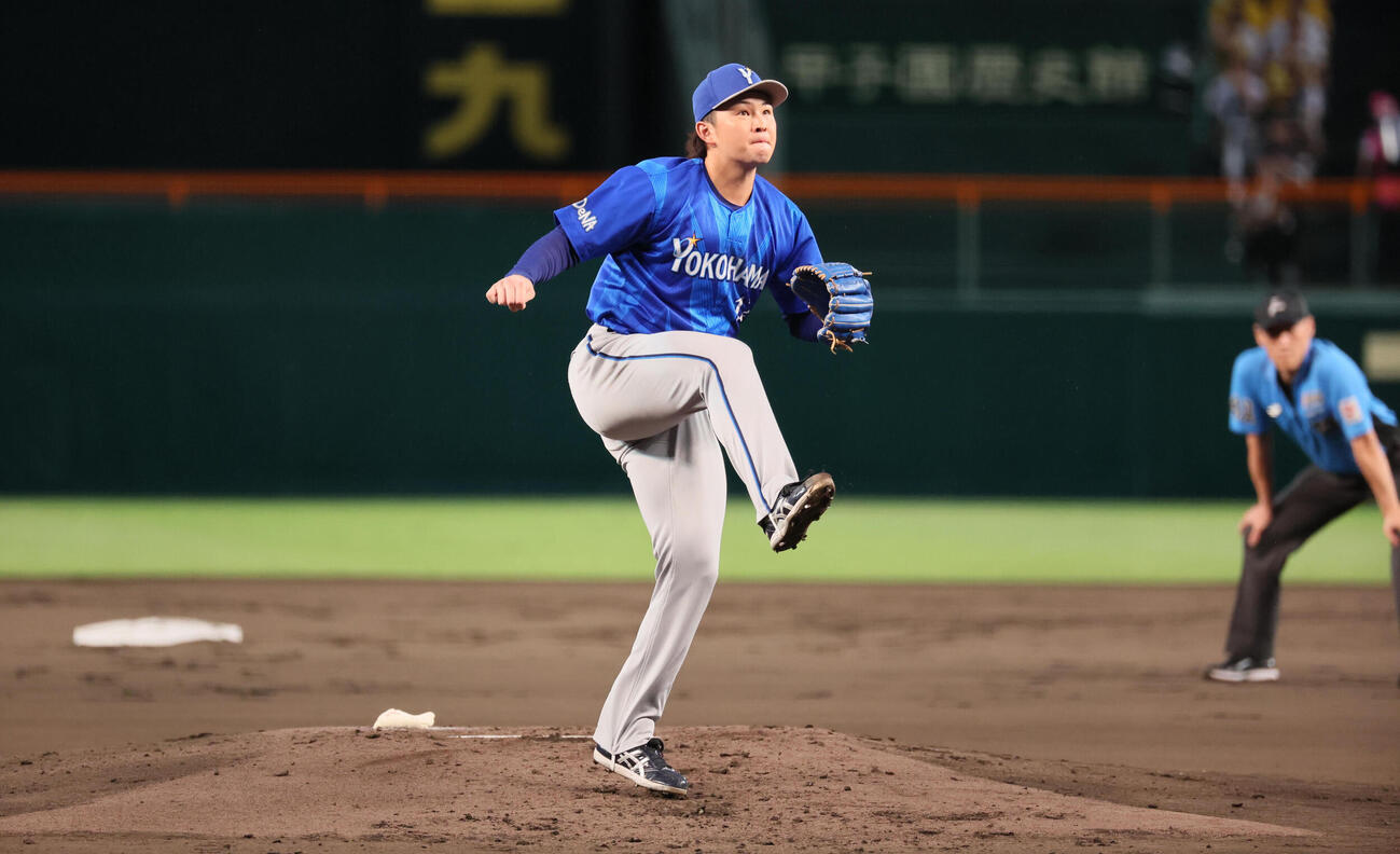 阪神対DeNA DeNAの竹田祐（撮影・宮崎幸一）