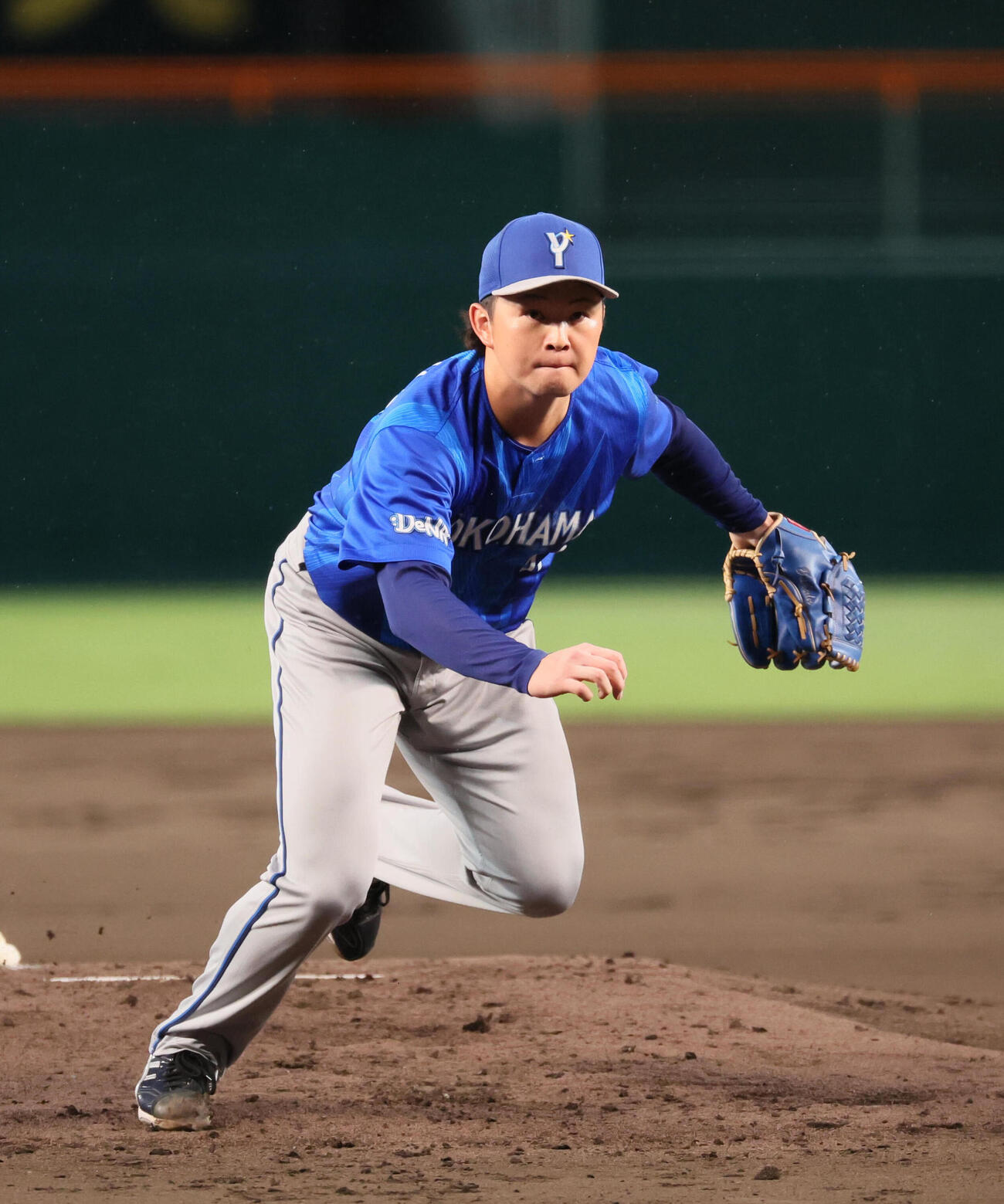 阪神対DeNA DeNAの竹田祐（撮影・宮崎幸一）