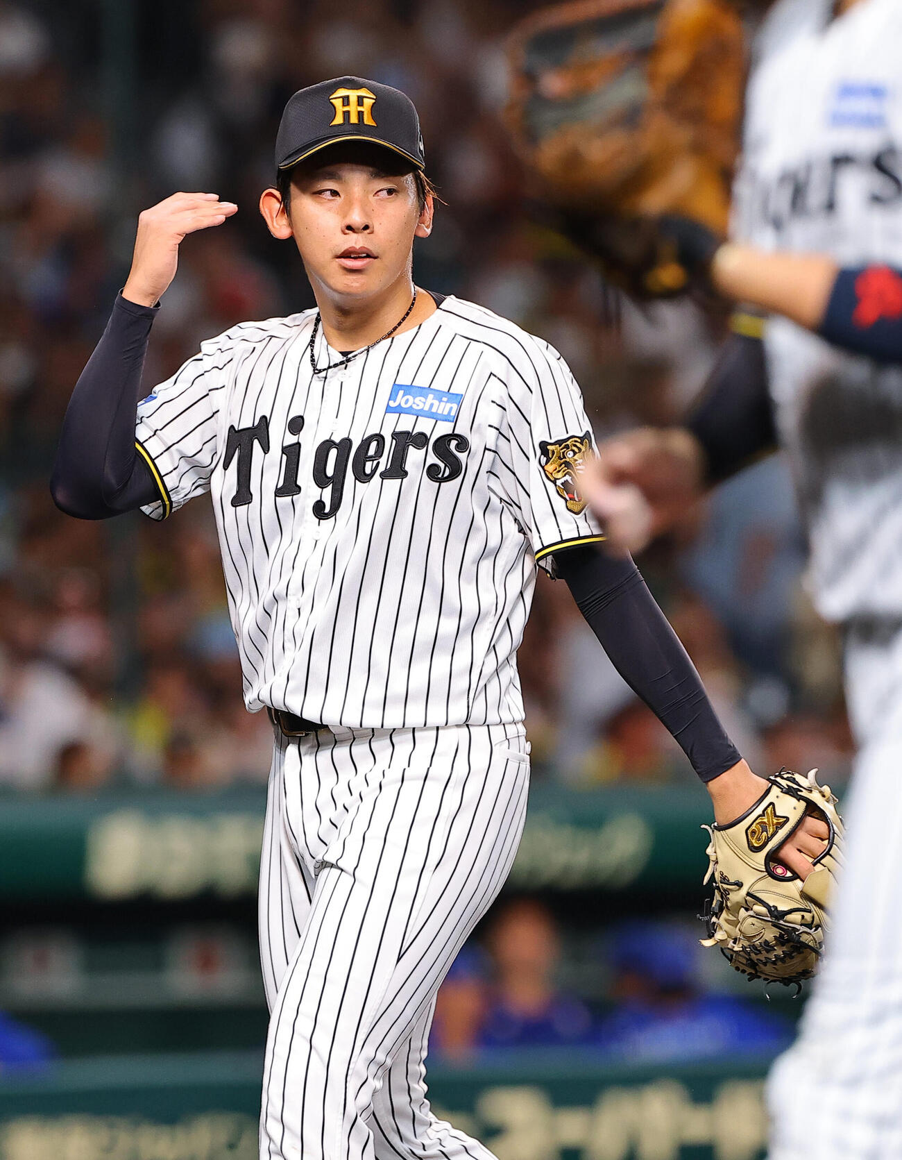 阪神対DeNA 2番手神宮僚介は3回無失点と好投した（撮影・上田博志）