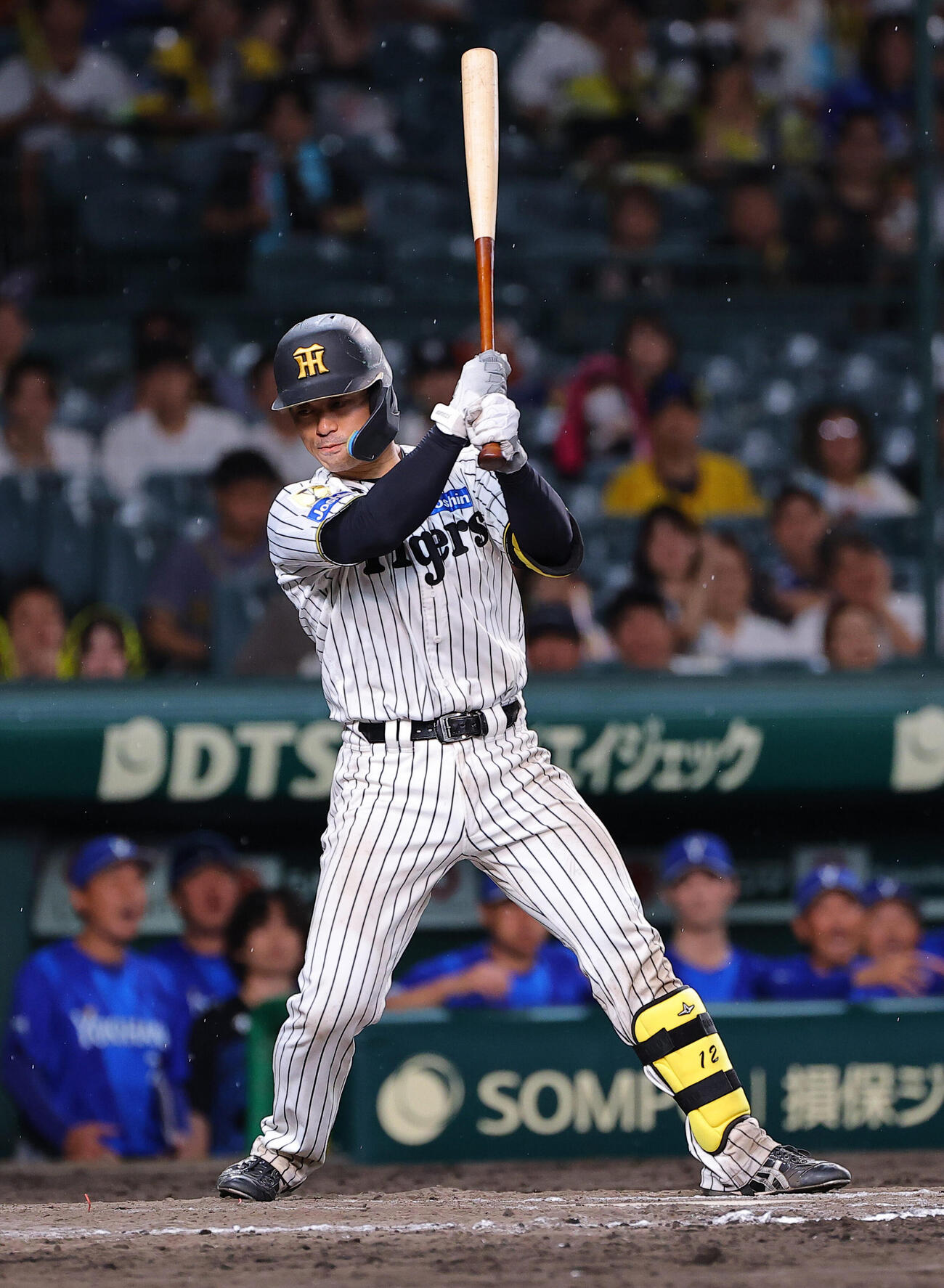 阪神対DeNA 9回裏阪神2死二、三塁、坂本誠志郎は三振に倒れる（撮影・上田博志）