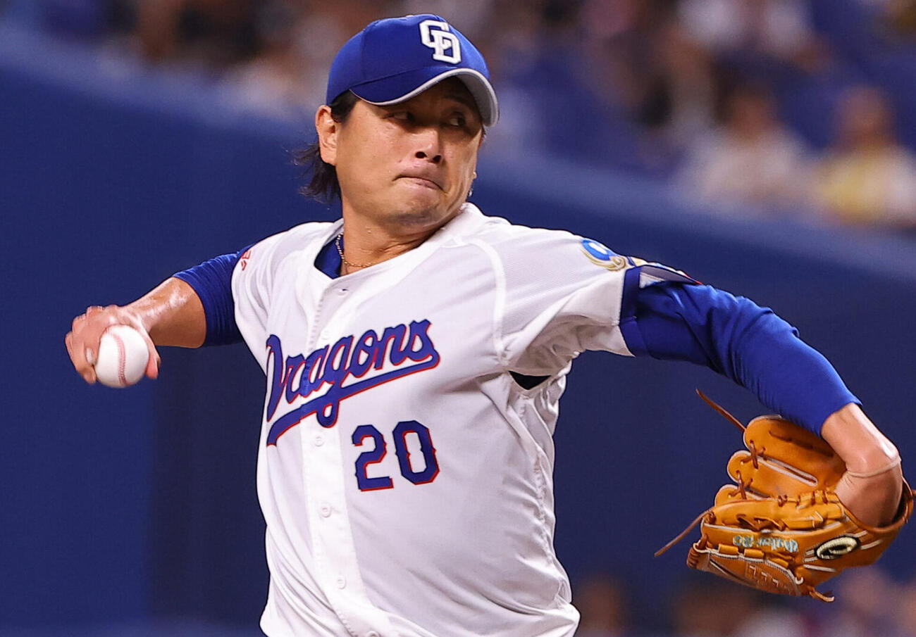 中日涌井秀章（2026年8月撮影）