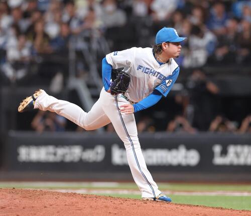 日本ハム堀瑞輝(2026年9月撮影)