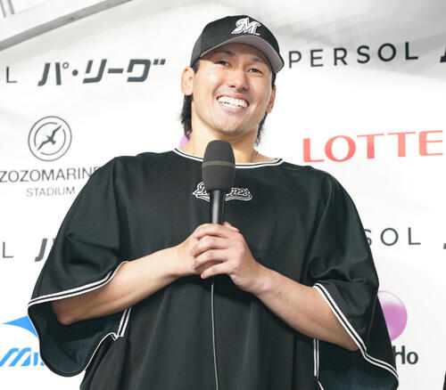 ロッテ高野脩汰(2026年9月撮影)