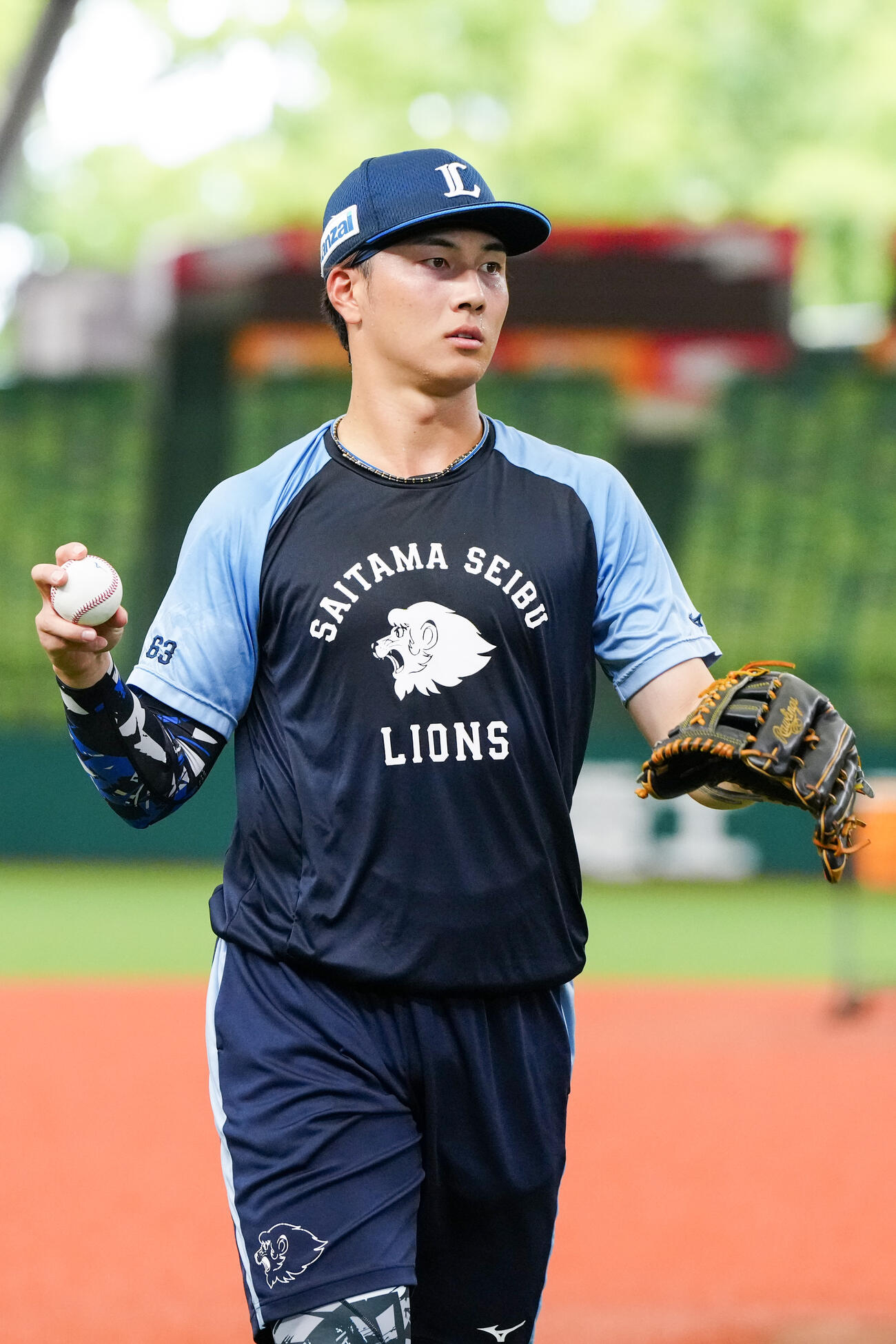 西武長谷川信哉（2026年8月撮影）