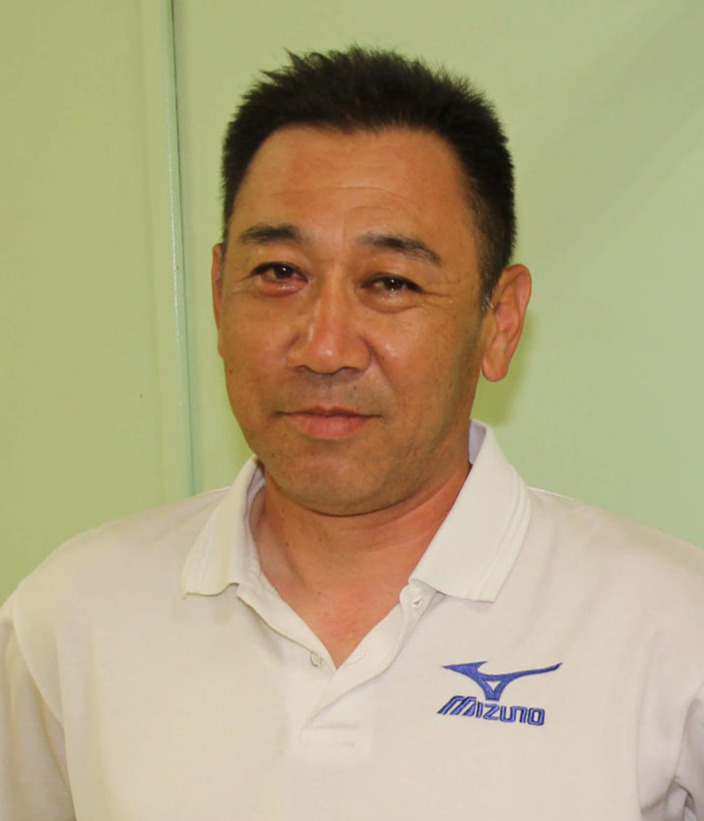 成田の尾島治信監督（2017年7月撮影）