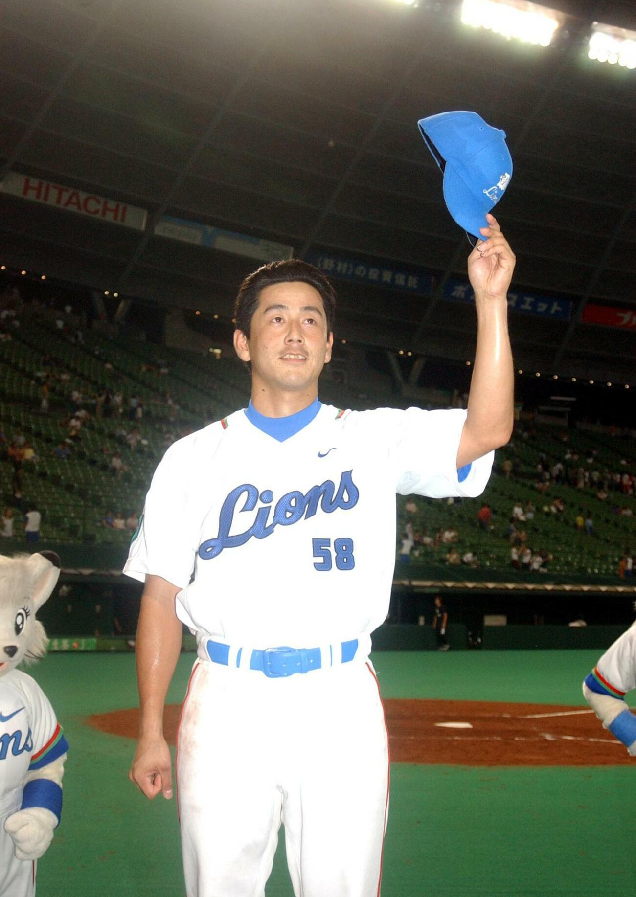 西武時代の宮地克彦容疑者（2002年7月）