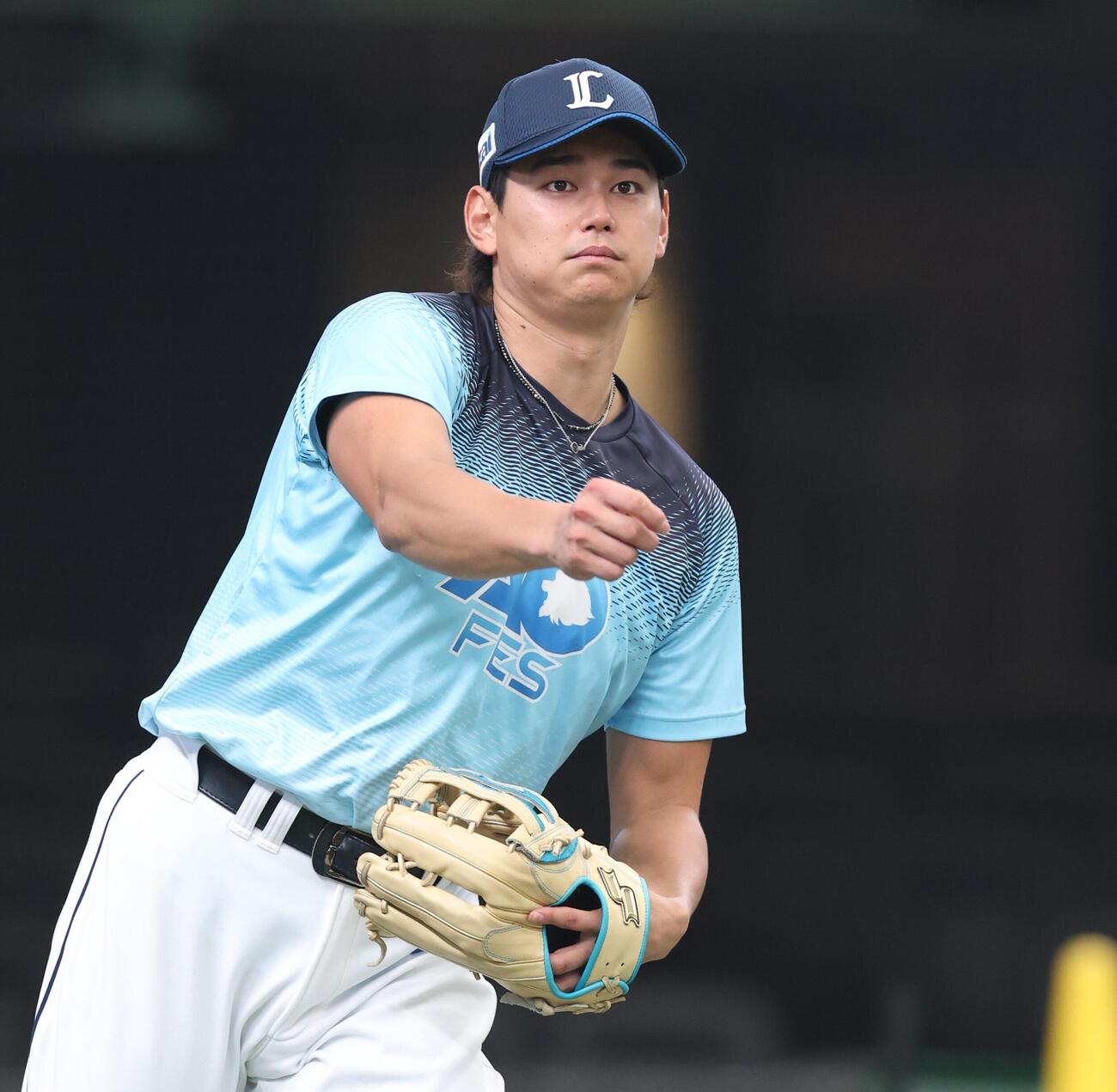 西武西川愛也（2026年8月撮影）
