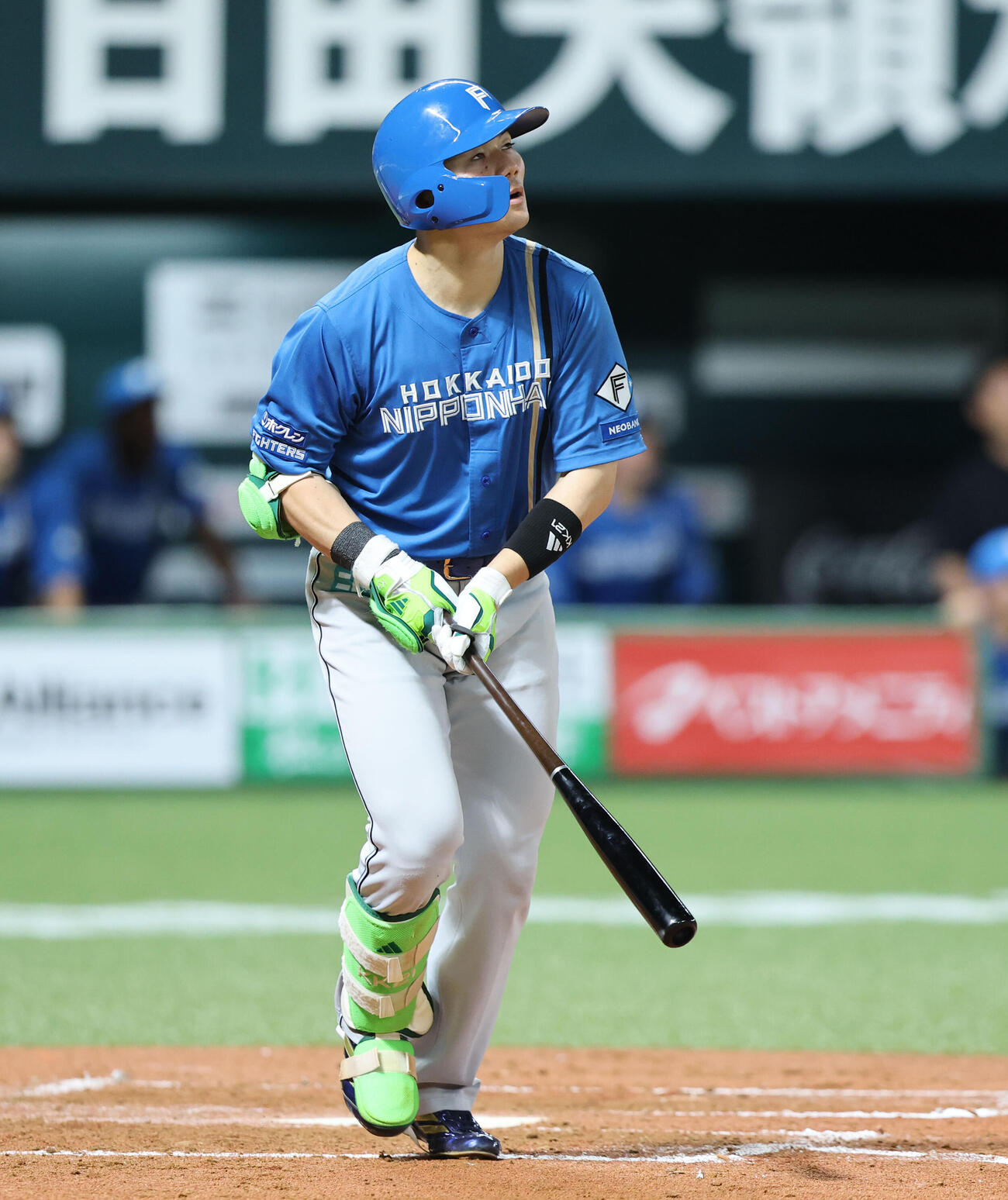 ソフトバンク日本ハム　3回表日本ハム1死、清宮幸太郎は右中間本塁打を放つ（撮影・梅根麻紀）