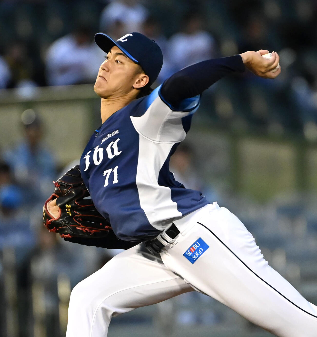 オリックス対西武　西武先発の菅井信也（撮影・石井愛子）